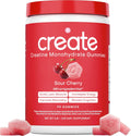 Create Creatine Monohydrate Gummies - 90 Count - Premium Sour Cherry Flavor